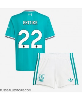 Günstige Liverpool Hugo Ekitike #22 3rd trikot Kinder 2025-26 Kurzarm (+ Kurze Hosen)